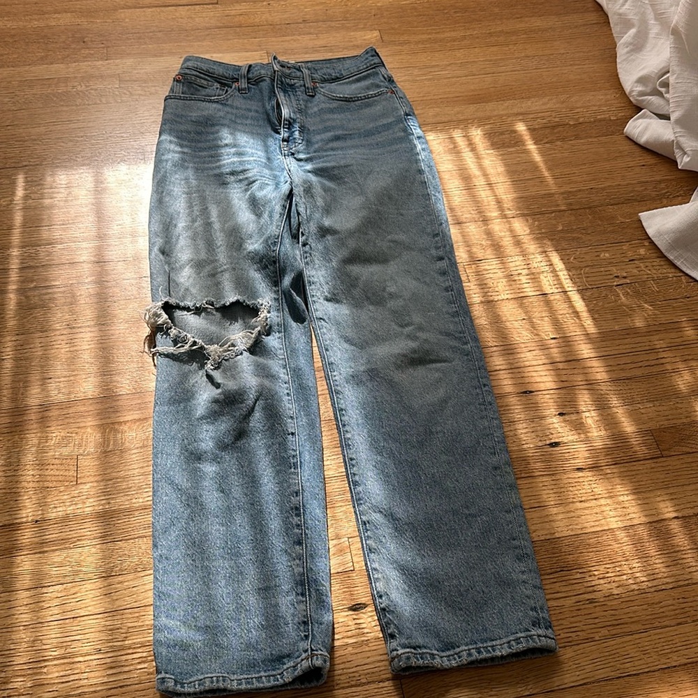 madewell the perfect vintage straight leg jean